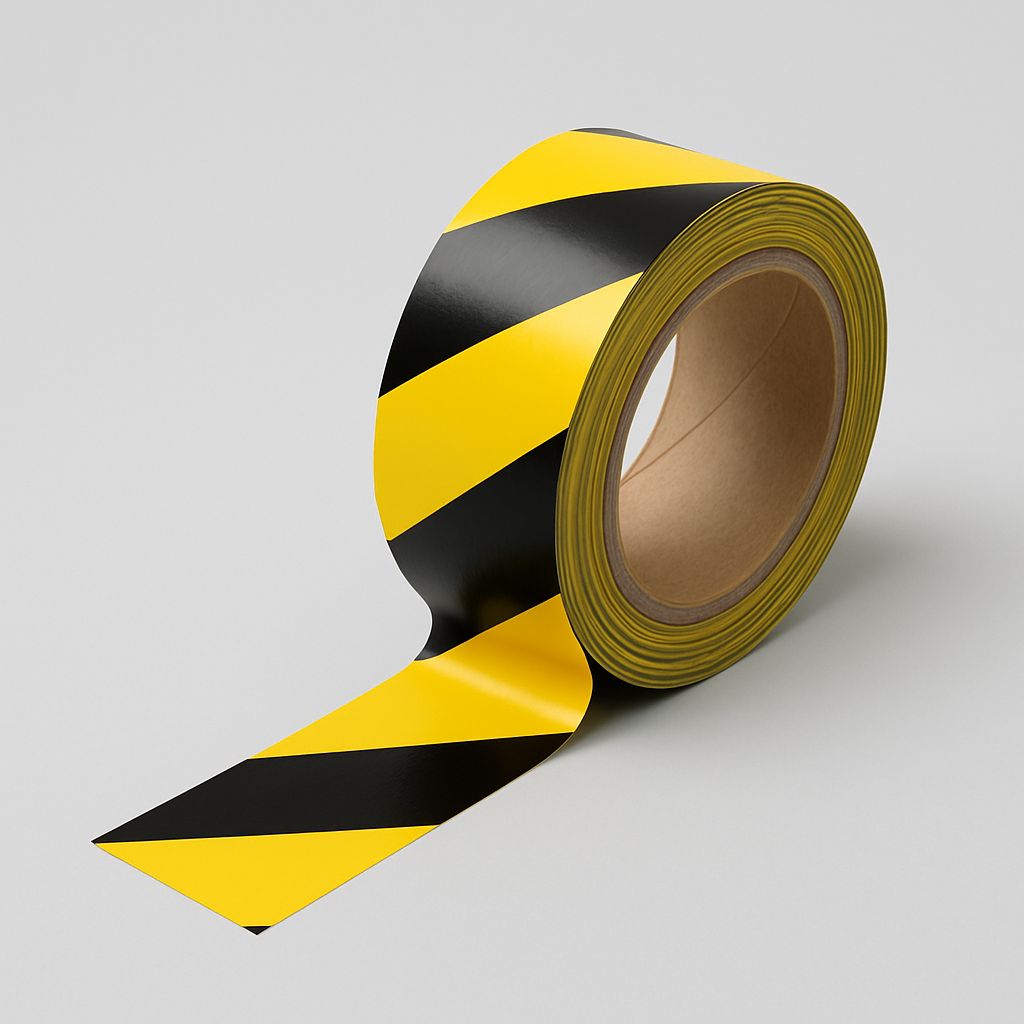 Hazard Marking Tape Yellow/Black 50mm x 33m